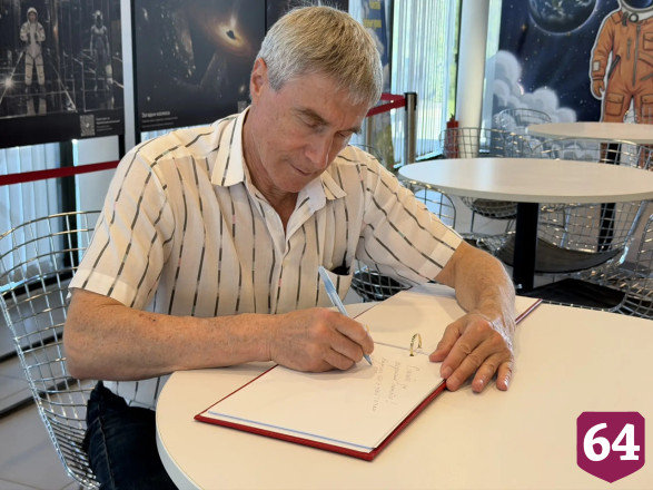 Легендарный космонавт посетил место приземления Юрия Гагарина