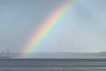 Над Саратовом утром появилась двойная радуга