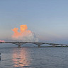 В соцсетях восхитились «огненным» облаком над Саратовом 